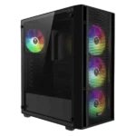 Gamdias Aura GC2 Elite V2 ARGB (ATX) Mid Tower Cabinet (Black)