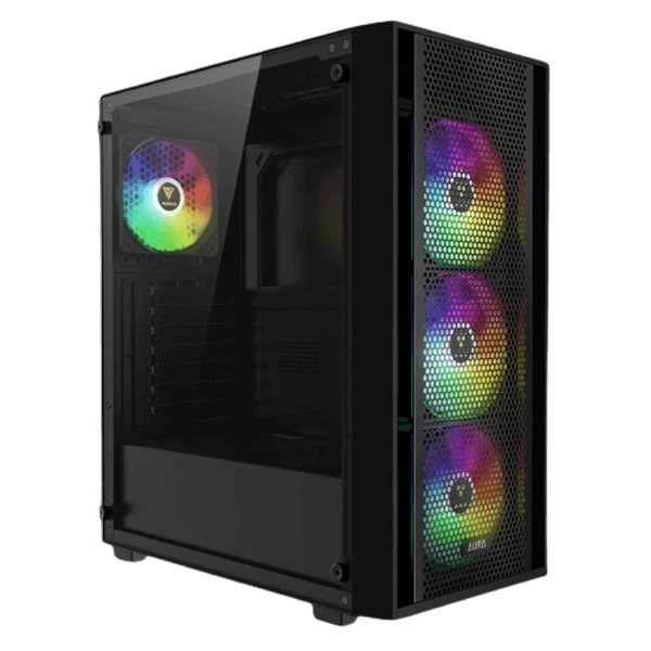 Gamdias Aura GC2 Elite V2 ARGB (ATX) Mid Tower Cabinet (Black)