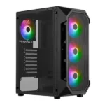 Gamdias Aura GC1 Elite ARGB (ATX) Mid Tower Cabinet (Black)