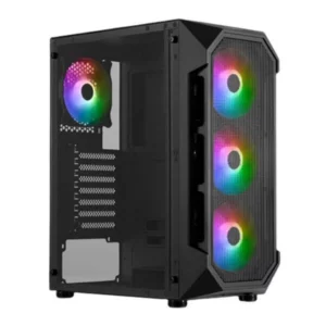 Gamdias Aura GC1 Elite ARGB (ATX) Mid Tower Cabinet (Black)