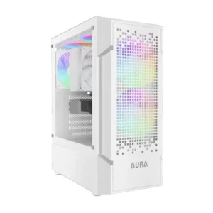 Gamdias Aura GC7 WH ARGB (ATX) Mid Tower Cabinet (White)