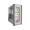 Corsair ICUE 5000X RGB Mid Tower Cabinet (White) - Green Apple Compunet