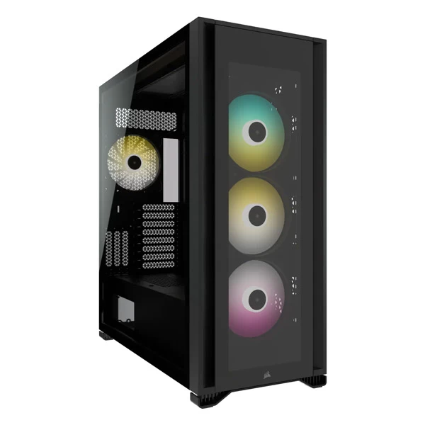 CORSAIR ICUE 7000X RGB (ATX) Cabinet (Black) - Green Apple Compunet