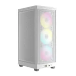 Corsair iCUE 2000D RGB Airflow Mini ITX PC Cabinet (White)