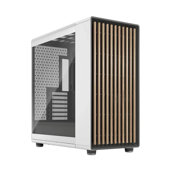 Fractal Design North XL TG Clear (E-ATX) Mid Tower Cabinet (TG White) - Green Apple Compunet