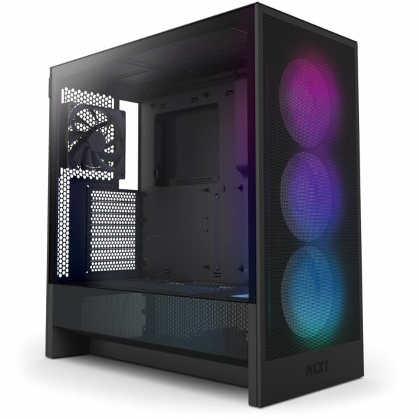 NZXT H5 Flow RGB 2024 Edition ATX Mid Tower Chassis (All Black)