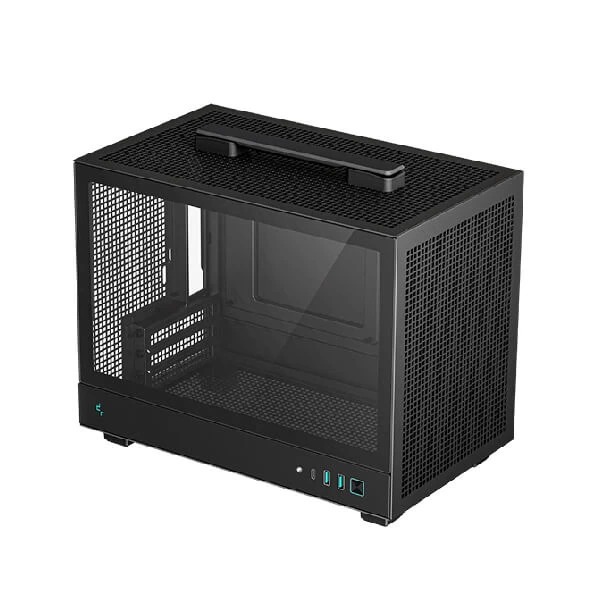 DeepCool CH160 (Mini-ITX) Mini Tower Cabinet (Black) - Green Apple Compunet