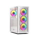 Circle Elegantor X5 ARGB (ATX) Mid Tower Cabinet (White)