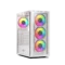 Circle Elegantor X5 ARGB (ATX) Mid Tower Cabinet (White) - Green Apple Compunet