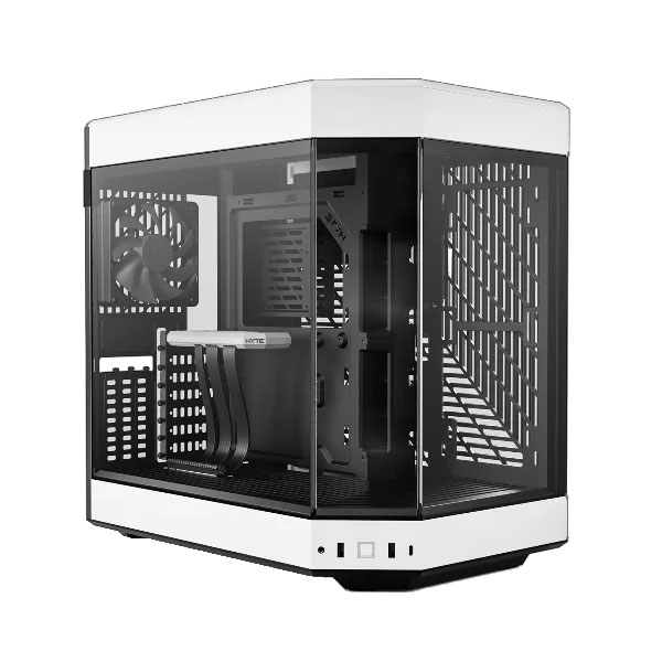 HYTE Y60 Dual Chamber (ATX) Mid-Tower Case – Black-White - Green Apple Compunet