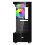 ICE Master Thunder Mid-Tower Computer Case/Gaming Cabinet – Black