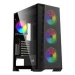 ICEMASTER Frosty Computer Gaming Cabinet (Black)