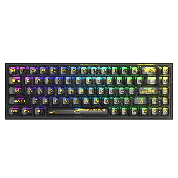 Redragon K631 Castor 65% Wired RGB Gaming Keyboard - Green Apple Compunet