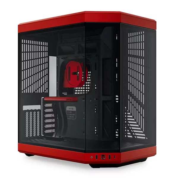 HYTE Y70 Dual Chamber Mid-Tower ATX Cabinet Black-Red