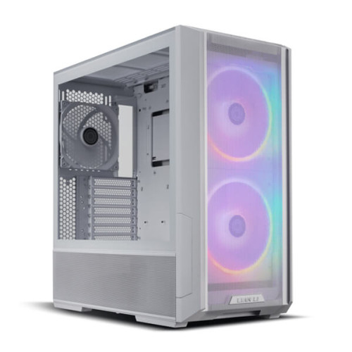 Lian Li Lancool 216 RGB (E-ATX) Mid Tower Cabinet With Tempered Glass Side Panel (White)