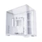 Lian Li O11 Vision Compact White-Steel-Tempered Glass ATX Mid Tower Cabinet - Green Apple Compunet