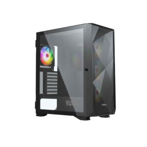 COCONUT Rampage 1000D Gaming Cabinet, E ATX – Black