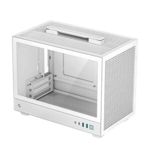 DeepCool CH160 Mesh M-ITX Mini Tower Case (White)