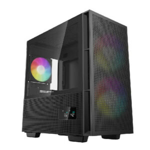 DeepCool CH360 DIGITAL mATX Airflow Cabinet (Black)