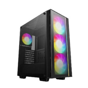 DeepCool Matrexx 55 V4 C ARGB (ATX) Mid Tower Cabinet (Black)