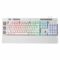 Redragon Shiva K512 White RGB Backlit Membrane Wired Gaming Keyboard - Green Apple Compunet