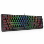 Redragon SU-RARA K582 RGB LED Backlit Mechanical Gaming Wired Keyboard