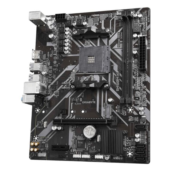 Gigabyte B450M K (rev. 2.0) (Socket AM4/B450/DDR4/Micro ATX) Motherboard - Green Apple Compunet