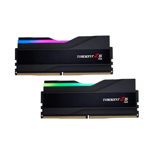 G.Skill Trident Z5 RGB 64GB (32GBx2) DDR5 6000MHz Desktop RAM (Matte Black)