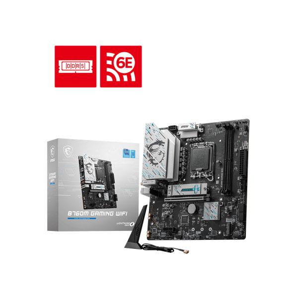 MSI B760M Gaming Wifi DDR5 Motherboard - Green Apple Compunet