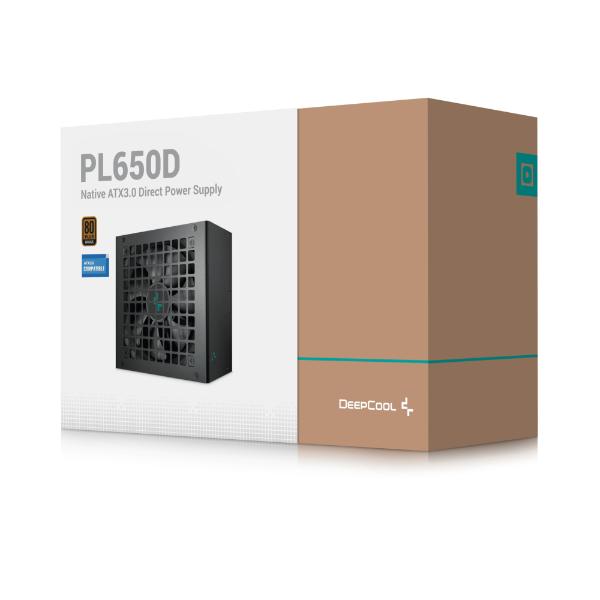 Deepcool PL650D ATX 3.0 650W Power Supply 80 Plus Bronze - Green Apple Compunet