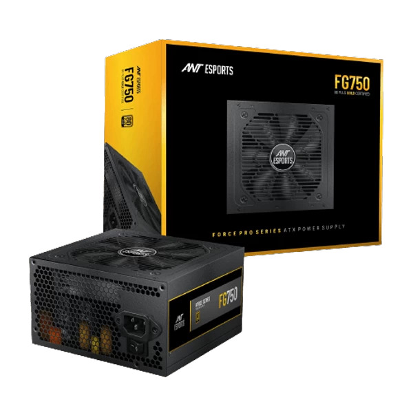 Ant Esports FG750 Watt 80 Plus Gold SMPS - Green Apple Compunet