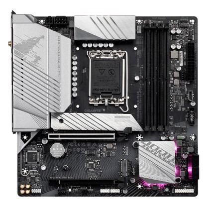 Gigabyte B760M Aorus Elite AX DDR5 Intel 13th and 12th Gen Support LGA 1700 M-ATX Motherboard Supports Intel 12th, 13th & 14th Gen Processors