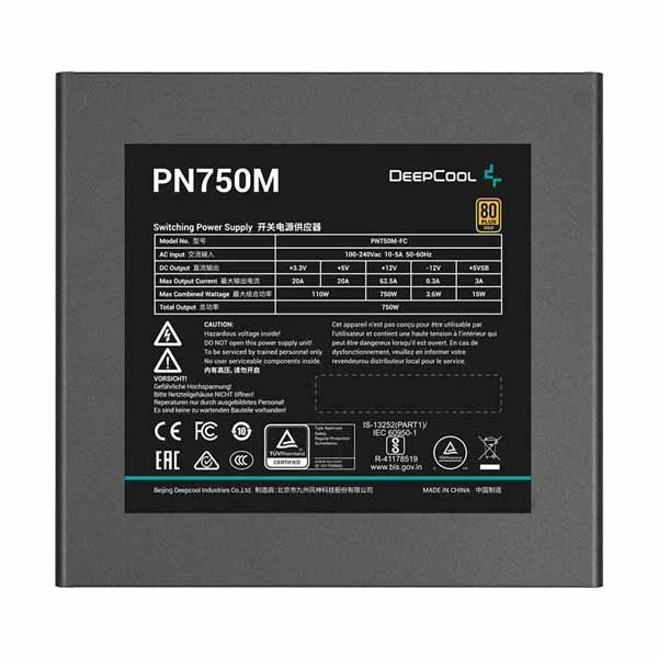 DEEPCOOL Gamer Storm PN750M 750W 80+ Gold ATX 3.1 Fully Modular Power Supply