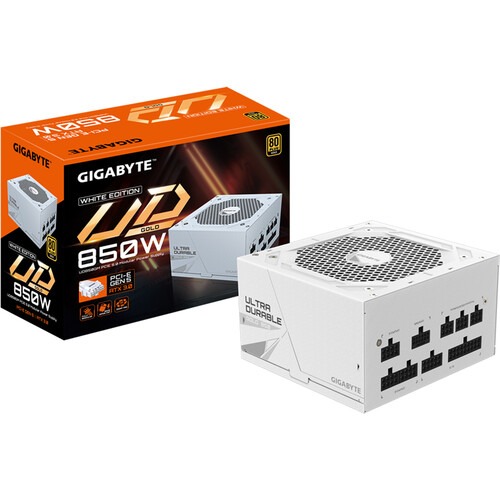 Gigabyte UD850GM PG5 850W 80 PLUS Gold Modular Power Supply (White) - Green Apple Compunet