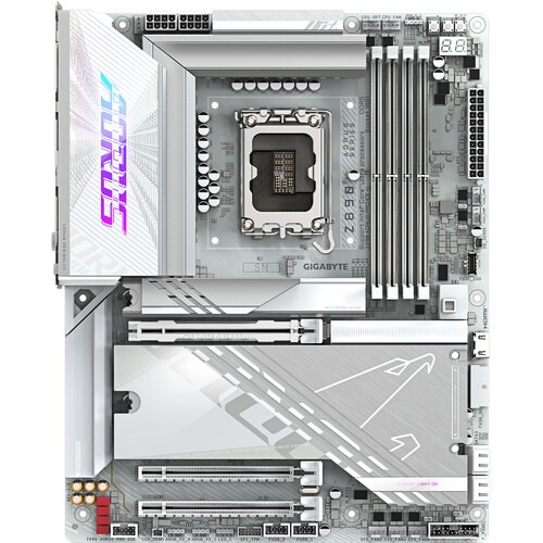 Gigabyte Z890 AORUS ELITE X ICE LGA 1851 ATX Motherboard (Snow White)