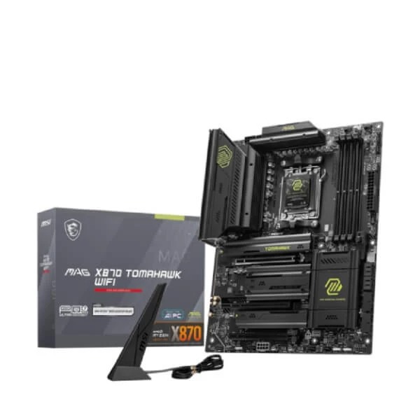 MSI MAG X870 Tomahawk WIFI DDR5 AM5 ATX Gaming Motherboard - Green Apple Compunet