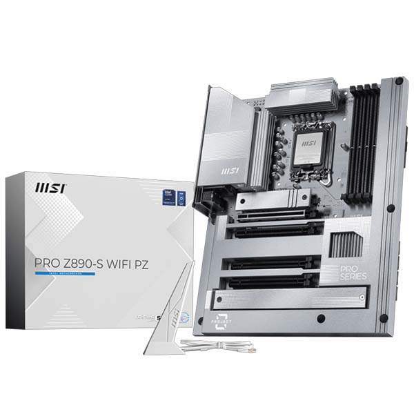 MSI PRO Z890-S WIFI PZ LGA 1851 ATX Motherboard (White) - Green Apple Compunet
