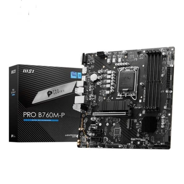 MSI Pro B760M-P DDR5 Motherboard Supports Intel 12th , 13th & 14th Gen Processors - Green Apple Compunet