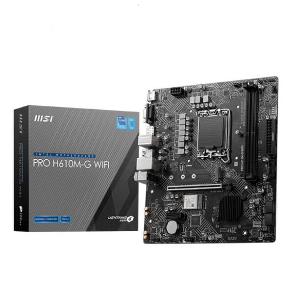 MSI Pro H610M-G WIFI DDR5 Motherboard - Green Apple Compunet