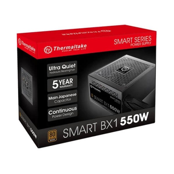 Thermaltake Smart BX1 550 Watt 80 Plus Bronze SMPS - Green Apple Compunet