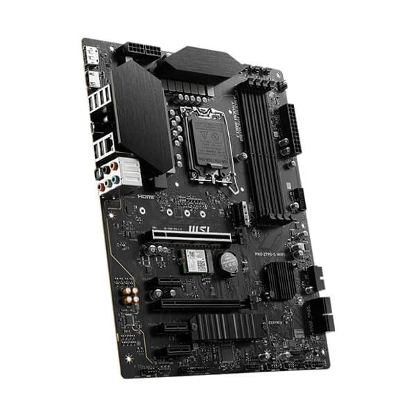 MSI Pro Z790-S WIFI Intel LGA 1700 ATX Motherboard Supports Intel 12th , 13th & 14th Gen Processors - Green Apple Compunet