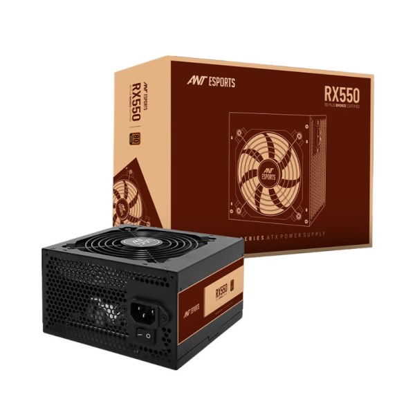 Ant Esports RX550 80 Plus Bronze Gaming PSU - Green Apple Compunet