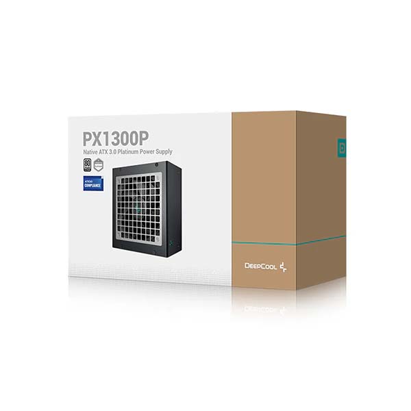 DeepCool PX1300P ATX 3.0 80 PLUS Platinum Fully Modular 1300W Power Supply (Black) - Green Apple Compunet