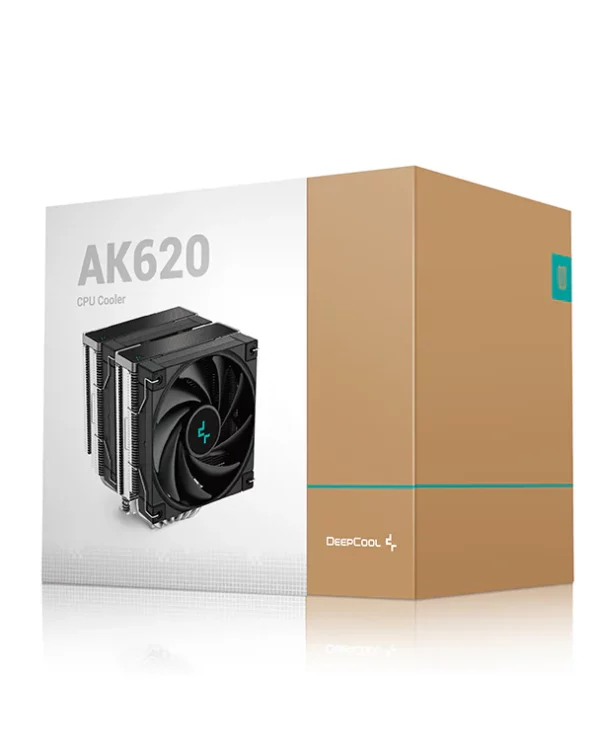 Deepcool AK620 CPU Air Cooler – Black - Green Apple Compunet