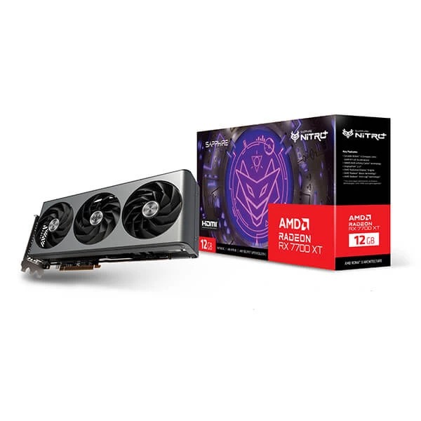 Sapphire Nitro+ RX 7700 XT 12Gb Graphics Card - Green Apple Compunet