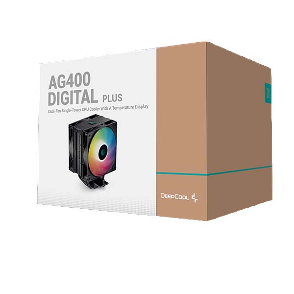 Deepcool AG400 Digital Plus 120mm CPU Air Cooler - Green Apple Compunet