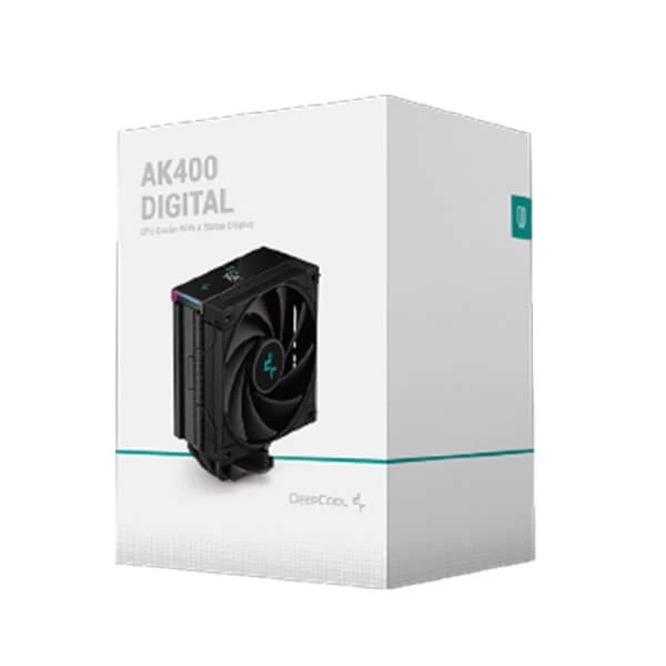 Deepcool AK400 Digital 120mm CPU Air Cooler With ARGB LED Strips - Green Apple Compunet
