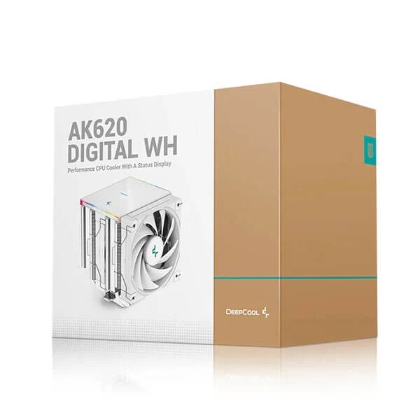 Deepcool AK620 Digital WH Dual Tower CPU Air Cooler - Green Apple Compunet