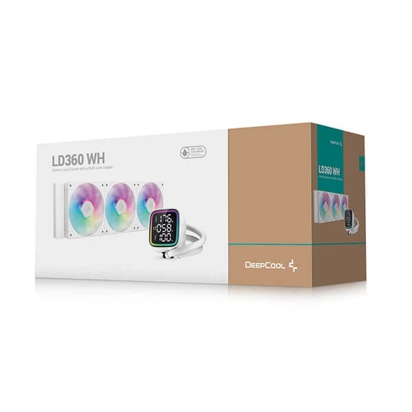 Deepcool LD360 Wh Cpu Liquid Cooler (White) (R-LD360-WHDMMN-G-1) - Green Apple Compunet