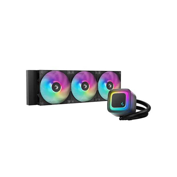 Deepcool LE360 V2 360mm CPU Liquid Cooler Black (R-LE360-BKAMMC-G-2) - Green Apple Compunet